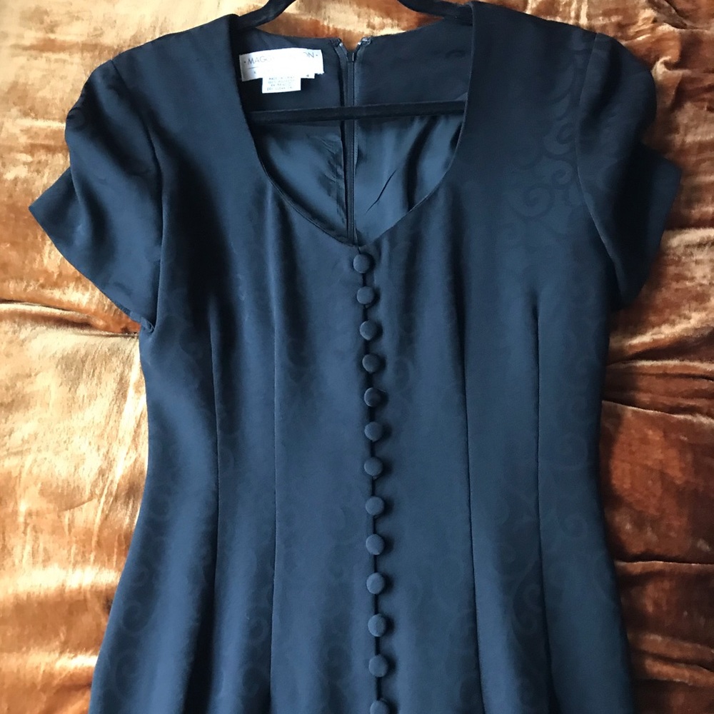 Maggie London black long dress size 4